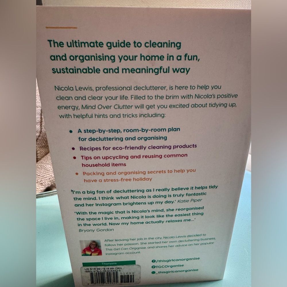 New! “Mind Over Clutter!” Book! - Picture 7 of 8